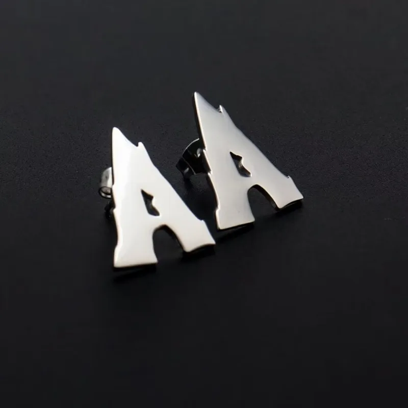 

High Street ALYX A-letter Earrings Men Women Best Quality Fashion Casual Simple and Unique Earrings