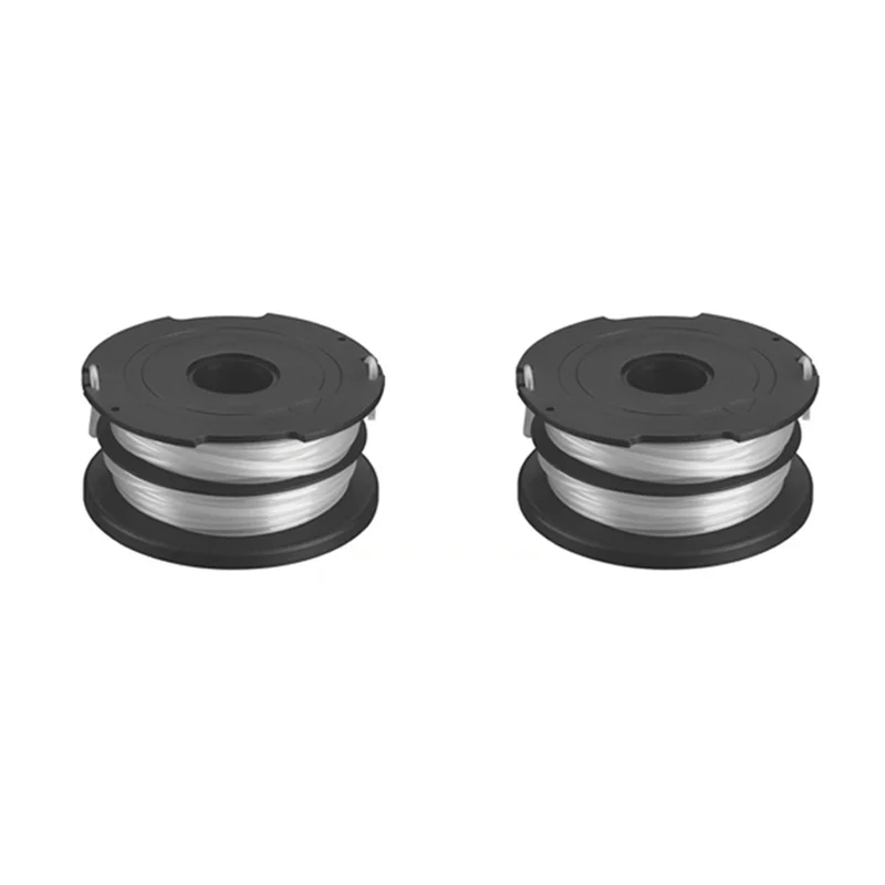 ABPQ-4PCS DF-065 ABS Spool Mesin Pemotong Dua Lapis Spool Mesin Pemotong Dua Lapis untuk Aksesori Decker Weeder