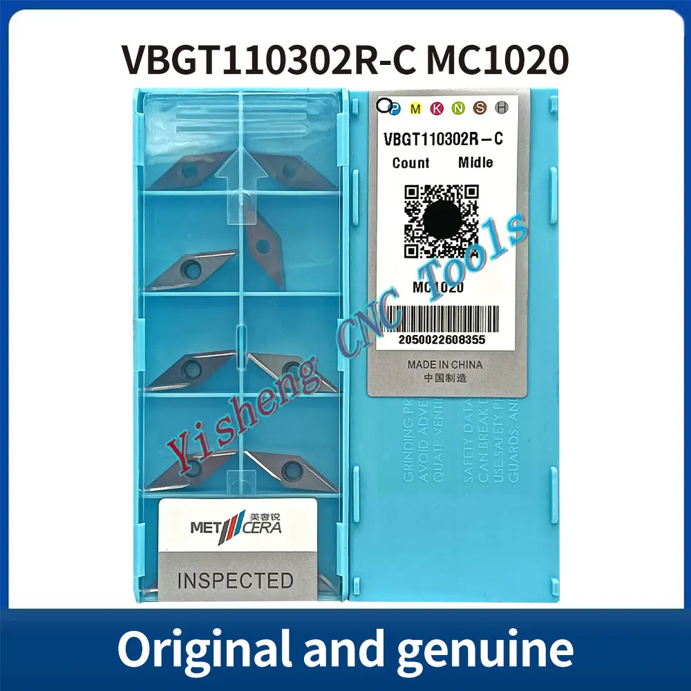 METCERA VBGT110302L-Y1 VBGT110302R-C VBGT110304R-C VBGT160402L-C VBGT160402R-C VBGT160402R-H VBGT160404L-C VBGT160404R-C MC1020