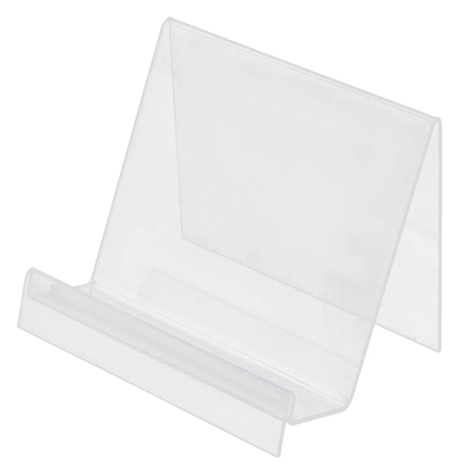 2Pcs Acrylic Book Bracket Portable Design for Keeping Books Albums Neat and Accessible Acrylic Book Stands Photo Rack