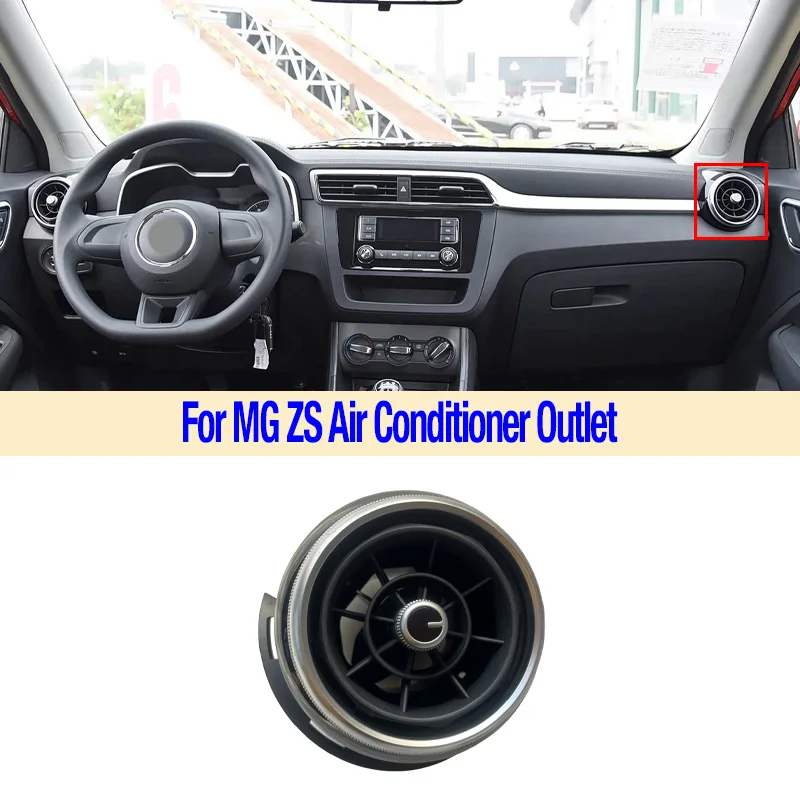 For MG ZS Air Conditioner Outlet Front Panel Grille AC Outlet Adjustment Knob Center Console Dashboard Air Vent Car Accessories