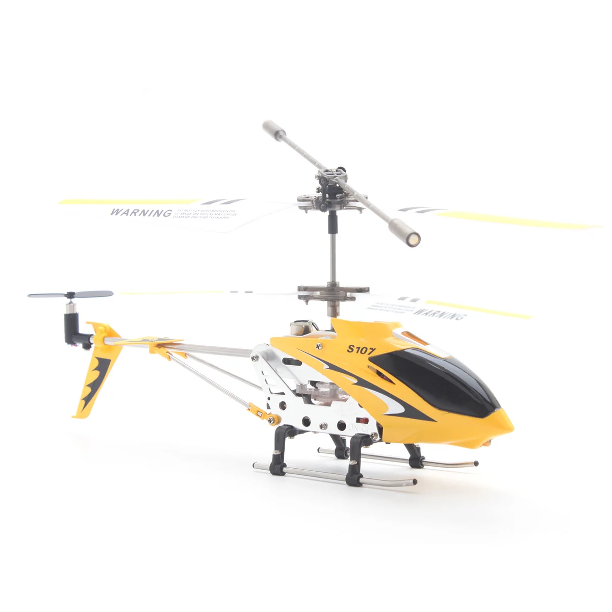 

Yellow RC Helicopter 3 Channel Mini with Gyro Remote Control Small Package
