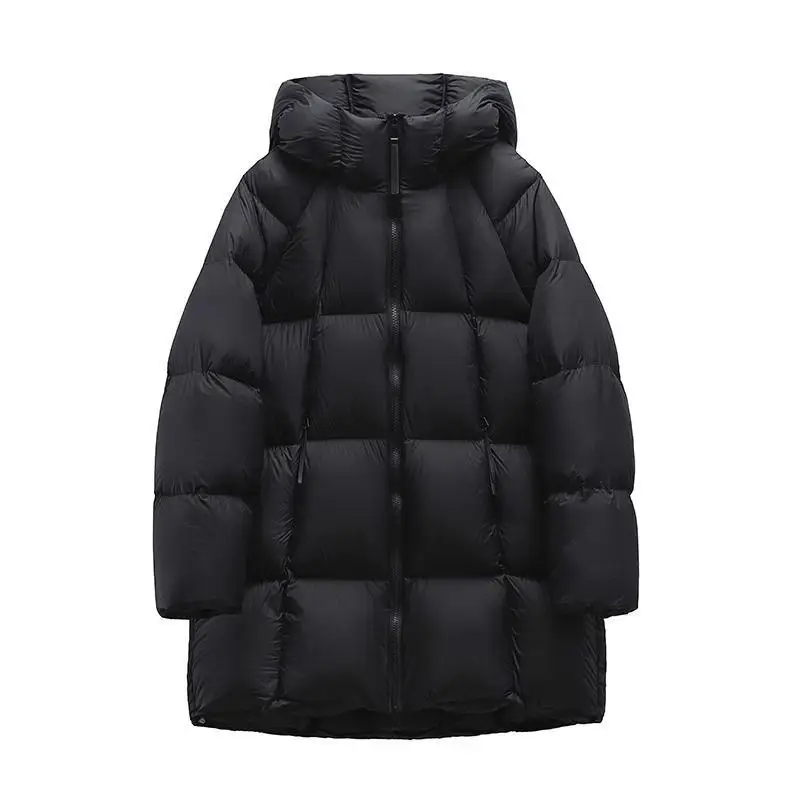 Down Padding Lightweight Padded Jackets White Duck Down Women's Winter Down Jacket Hooded Korean Version of The Casual Jacket
