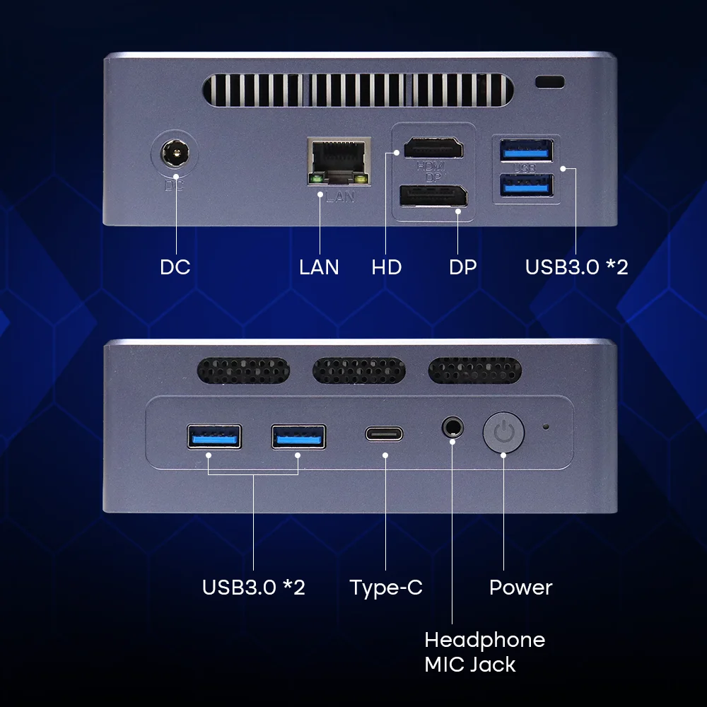 Ninkear n9 mini pc intel prozessor n95 bis zu 3,4 ghz 8gb ddr4 256gb ssd für windows wifi 6 unterstützung 8k 3 display computer