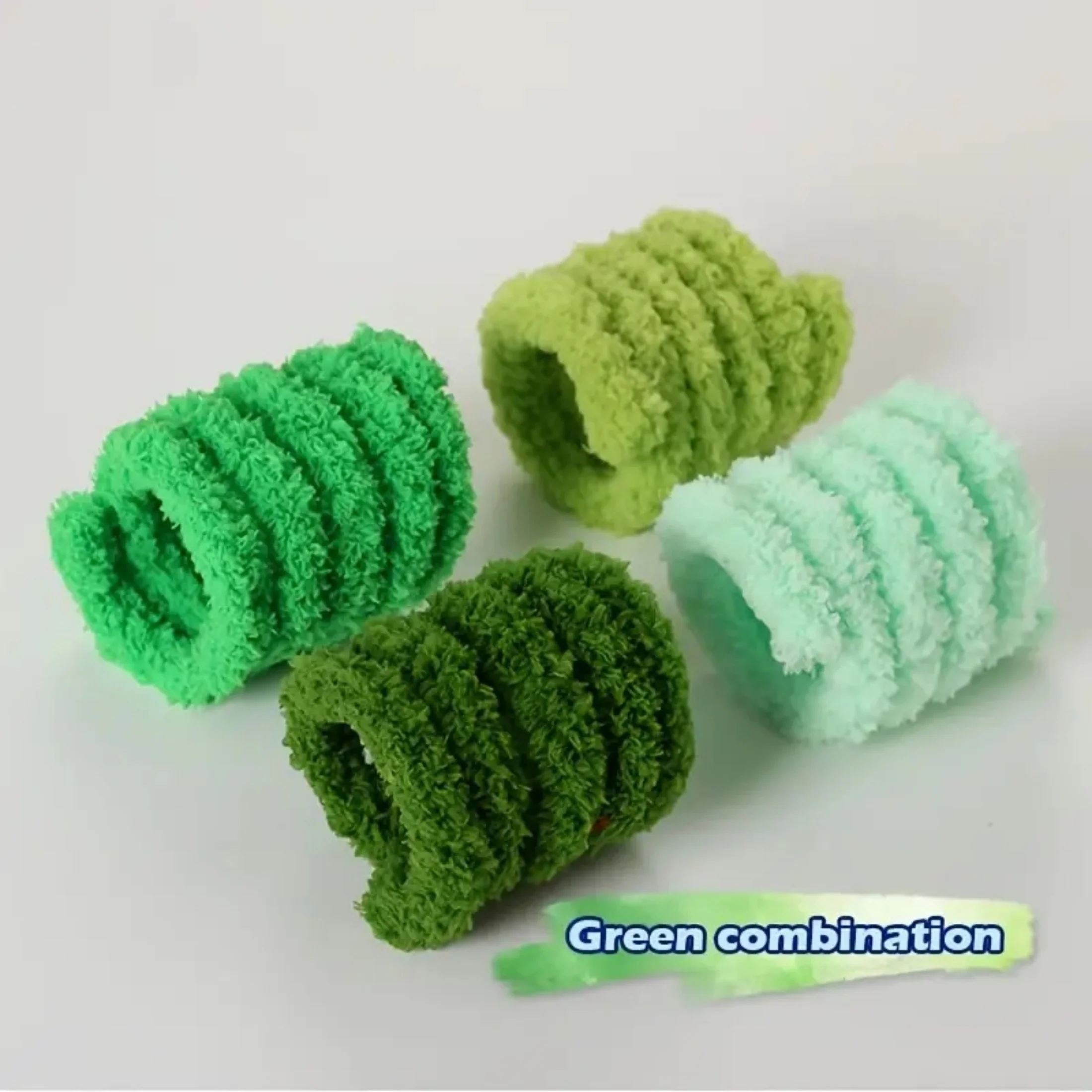4pcs Set, 39.37 Inches, 1 m, 5 Color Series, Multi-Functional Flexible Coral Fleece Pipe Cleaner, Suitable for DIY Handicrafts