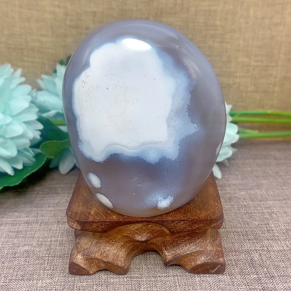 

Quartz Stone Natural Crystal Orca Agate FreeForm Spiritual Energy Meditation Healing Prayer Altar Home Feng Shui Ornament Gift