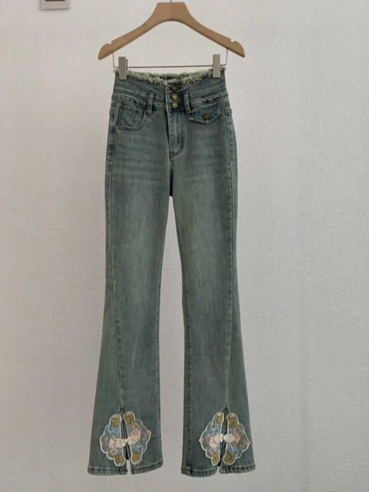 

Новые китайские джинсы-скинни с высокой талией, облегающие, женские, осенние, модные, узкие, длинные, прямые брюки