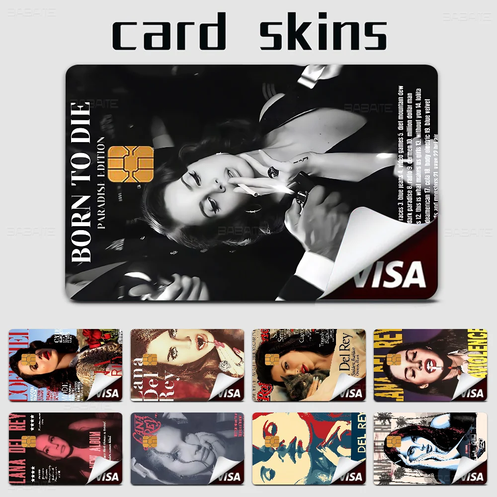 

Lana Del Rey Lust For Life Anime Young Creidt Card Debit Card Sticker Film Case Front Tape For Small Big Chip No Chip