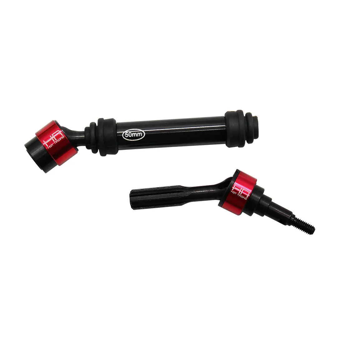 HR Hardened Steel Splined Universal Drive Shaft CVD with Dust Boot for Arrma 1/8 4x4 Typhon 550 - 50mm (2pcs)
