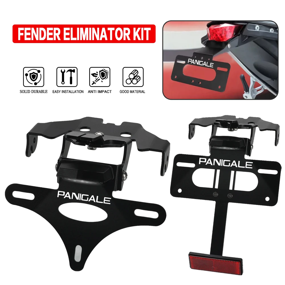 

Motorcycle Adjustable License Plate Relocation Bracket For Ducati Panigale V2 Bayliss 1st Champion 20th Anniversary 2022-23-2024