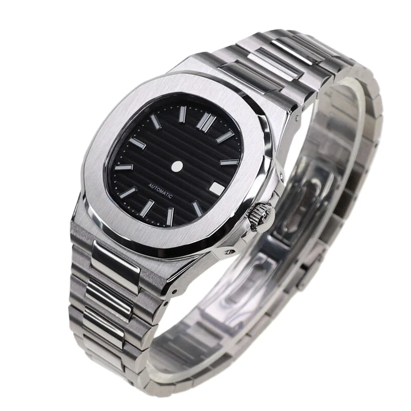 High Quality Waterproof Watch Steel Case and Strap Bracelet with Dial and Hands for NH35 Movement SKX007 Watch ModS