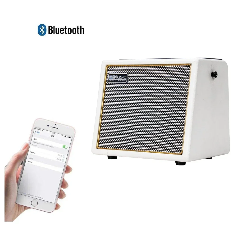 Peiqi Coolmusic BPMINI الصوتية الكهربائية مكبر صوت الجيتار أمبير المتكلم المحمولة بلوتوث قابلة للشحن القيثارة ساكس الكمان البيانو B