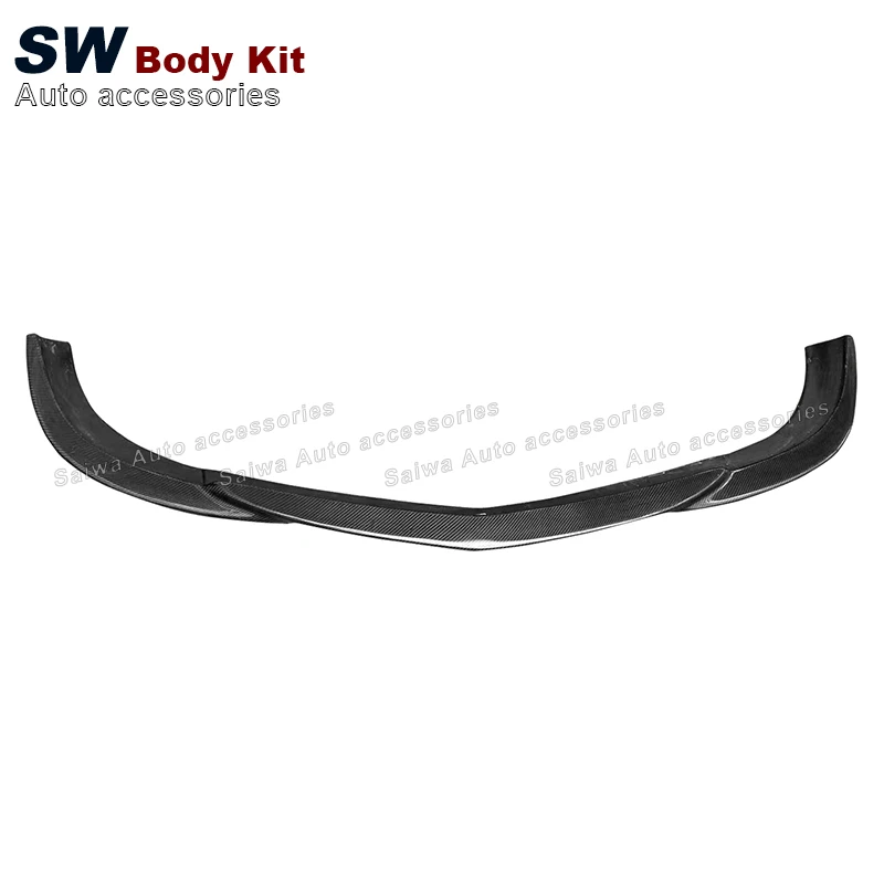 Carbon Fiber AMG Style Front Bumper Lip For Mercedes-Benz C-Class W204 C63 Upgrade Bumper Splitter Lip Diffuser Cover Trim Kit