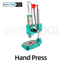 JR-16/JH-16 Hand Press Machine Desktop Round /Square Head Punching Manual Press Manual Punch Hand Press Punching Machine Type 16