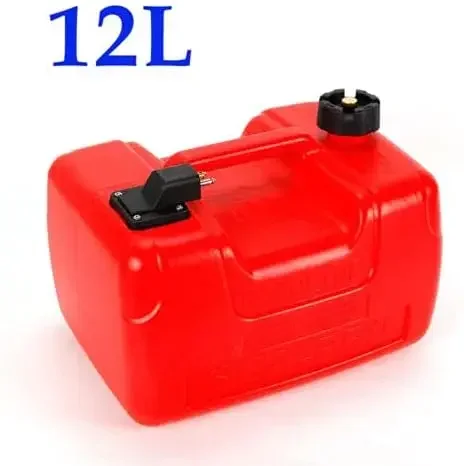 

12L Fuel Tank Boat Tank With Ventilation Opening Gasoline Tank Portable 3 Gal Fuel Petrol Tank Red For Outboard Boat