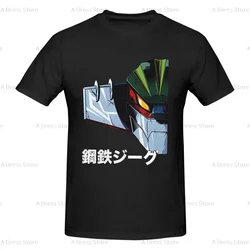 Mechas 02 Steel Jeeg Robot anime Men's round neck T-shirt,Oversized print Tee Shirt,Casual Large Size Tshirt