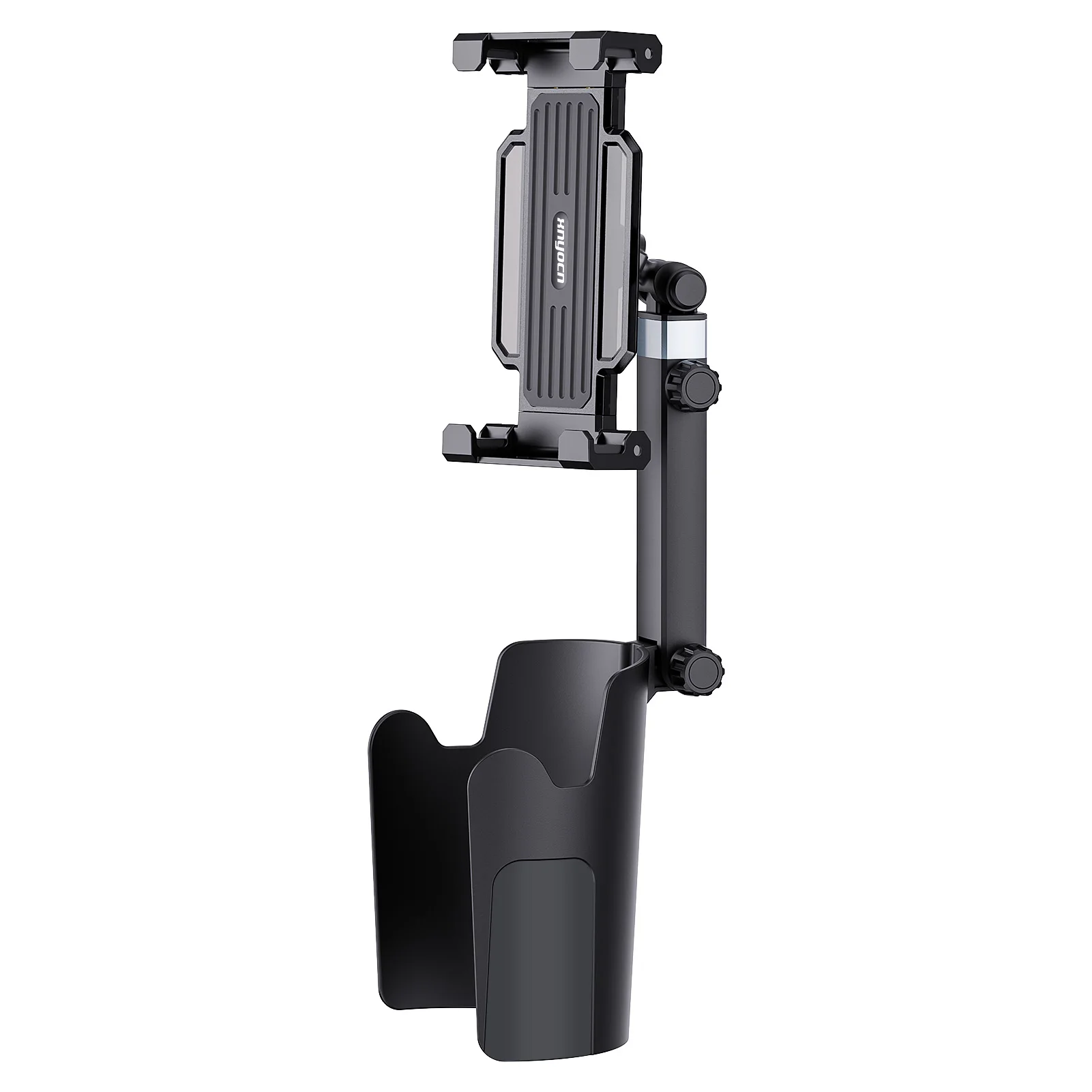 Homhu Car Cup Holder Tablet Phone Mount Holder Compatible with 4-13 Inch Devices Adjustable Neck Universal Cradle for SUV Truck