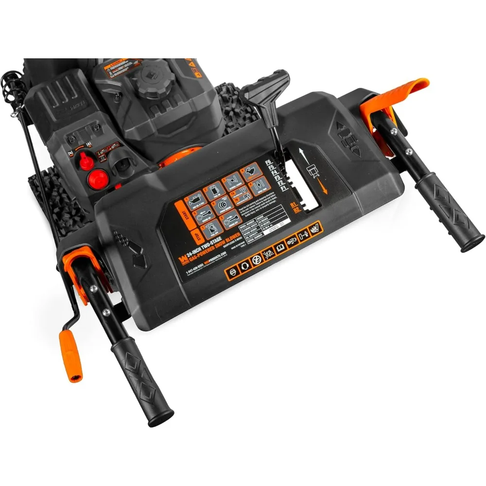 

2026 Hot Selling24-Inch 209cc Two-Stage Snow Blower with Electric Start, Self-Propelled SB209E