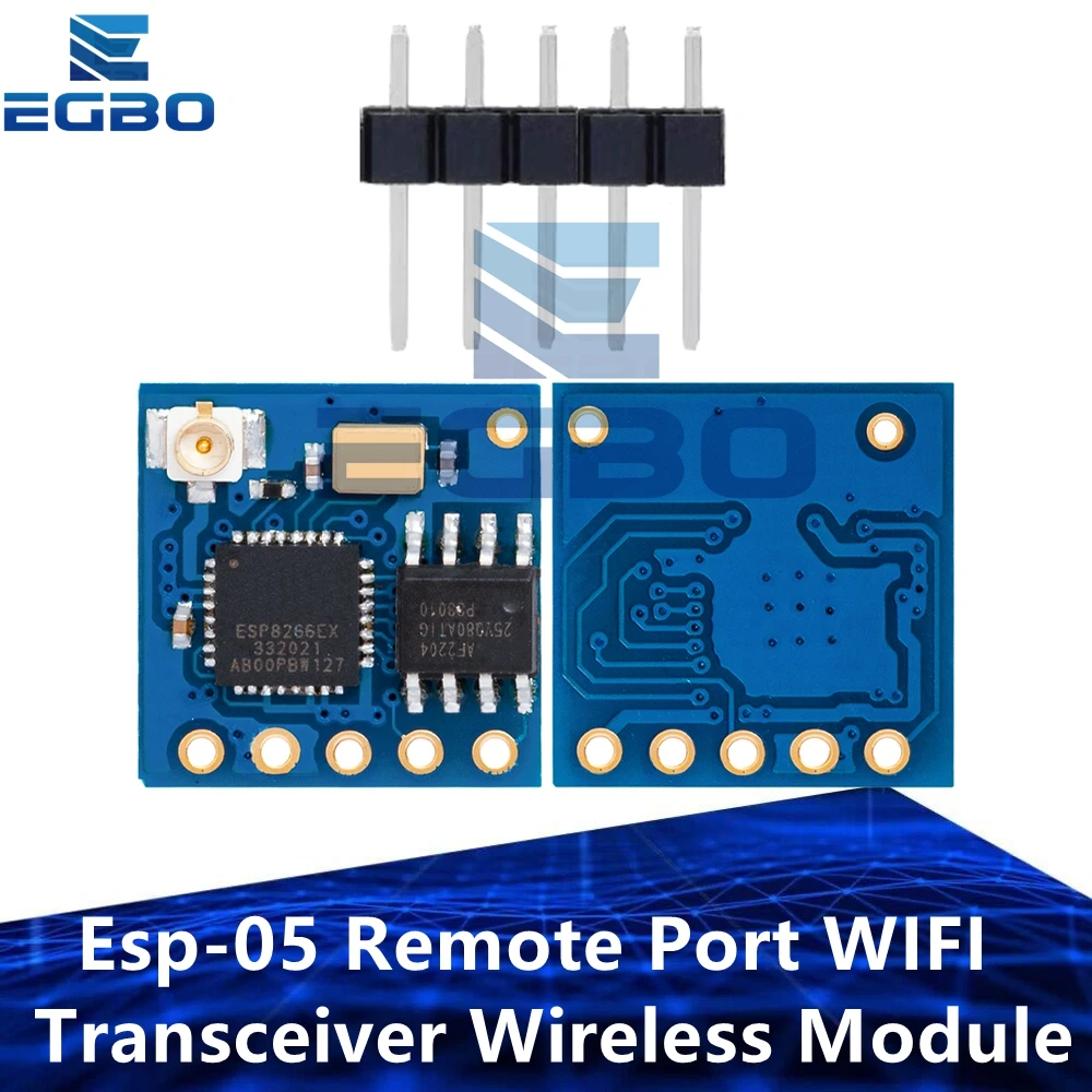 1~5PCS EGBO ESP8266 Esp-05 Remote Port WIFI Transceiver Wireless Module AP STA ESP05 diy electronics