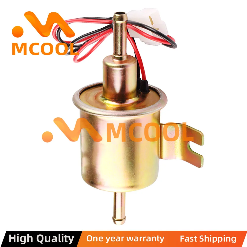 LOW PRESSURE Petrol Diesel Universal Electric Fuel Pump For Car Carburetor Motorcycle ATV Gold/Silver 12V/24V HEP-02A