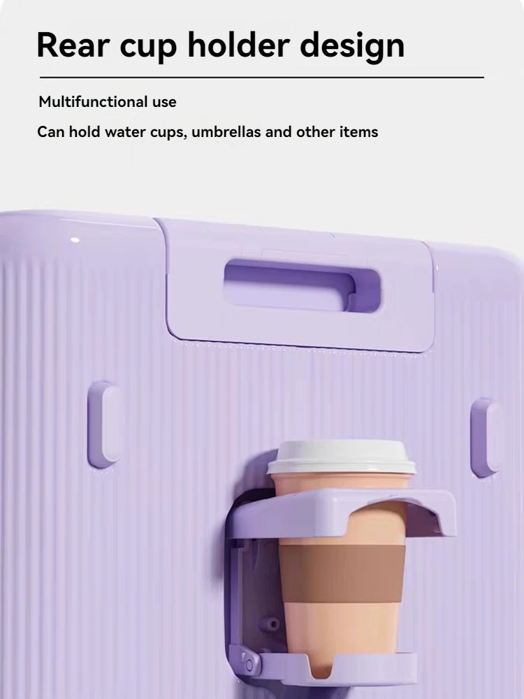 Mala pequena de 37 minutos da moda feminina de 20 polegadas, resistente e durável, mala masculina espessada de 26 polegadas