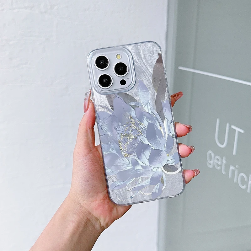 حافظة لهاتف آيفون 17 Air 16 16e 15 14 13 12 11 Pro Max 8 7 Plus غطاء خلفي لامع #1