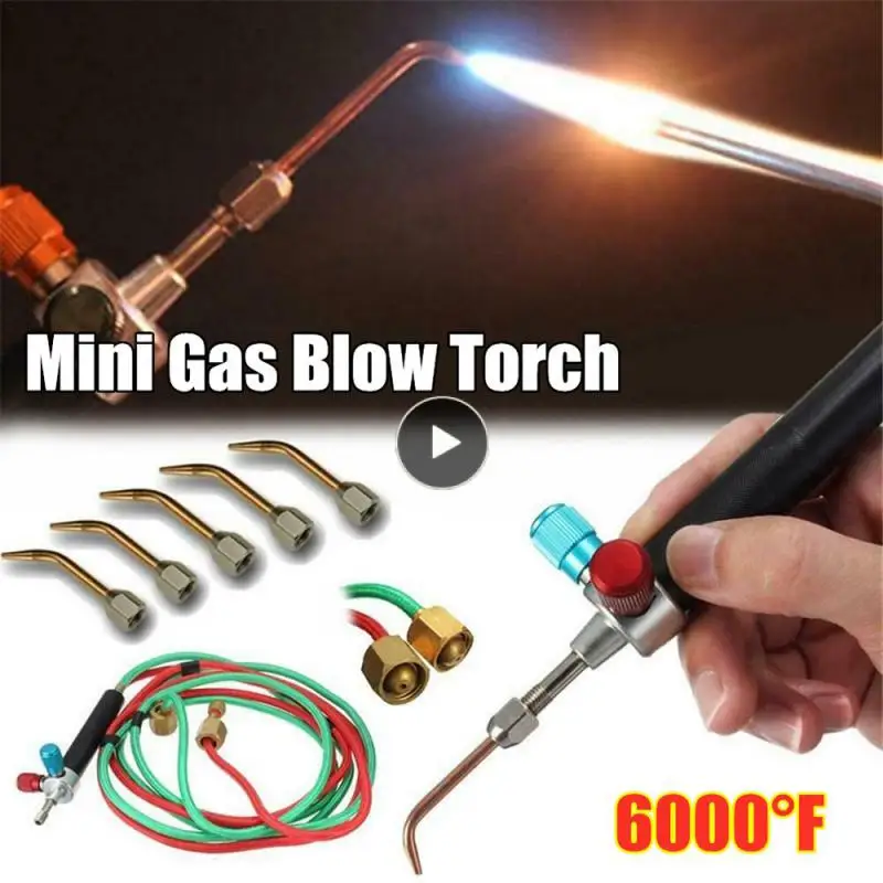 

Mini Gas Blow Soldering Solder Iron Gun Oxygen Acetylene Jewelry Burner Set