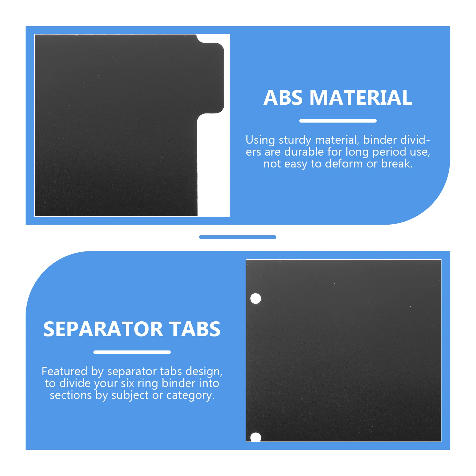 

Plastic Page For 3 Rings Binder Divider Notebook Organizer Divider Tabs For Office School 3 Ring Paper Dividers