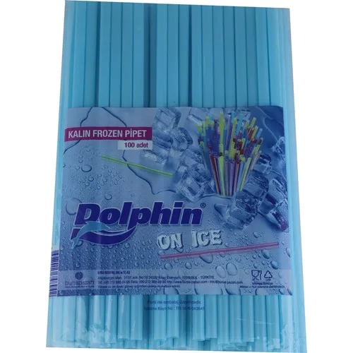 Dolphin Frozen Thick Pipette 100'Lü Pk. Blue