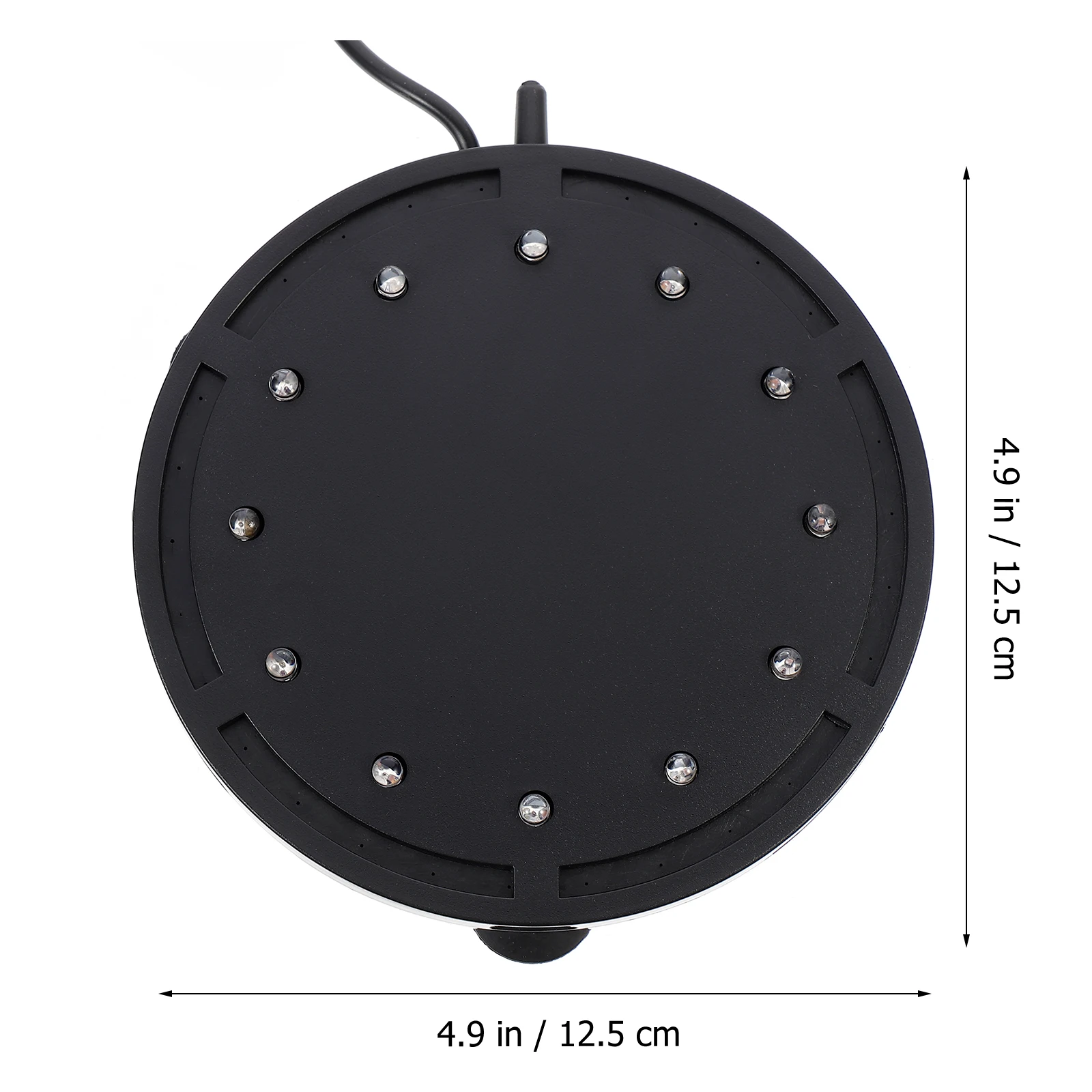 

Fish Tank Bubble Lamp Aquarium Air Stone Disc Black LED Oxygen Supplier Seven Color Teaching EquipmentAquarium Air Bubbler