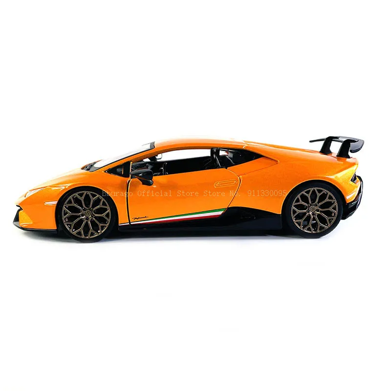 Bburago 1:24 Scale Lamborghini Huracan Performante Alloy Luxury Vehicle Diecast Pull Model Toy Collection Gift