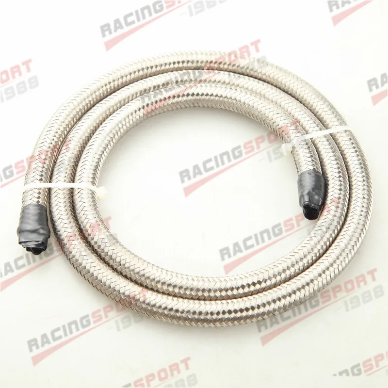 Stainless Steel Braided AN10 AN-10 AN 10 -10 Fuel Line Gas Oil Hose 1M (3.3FT)