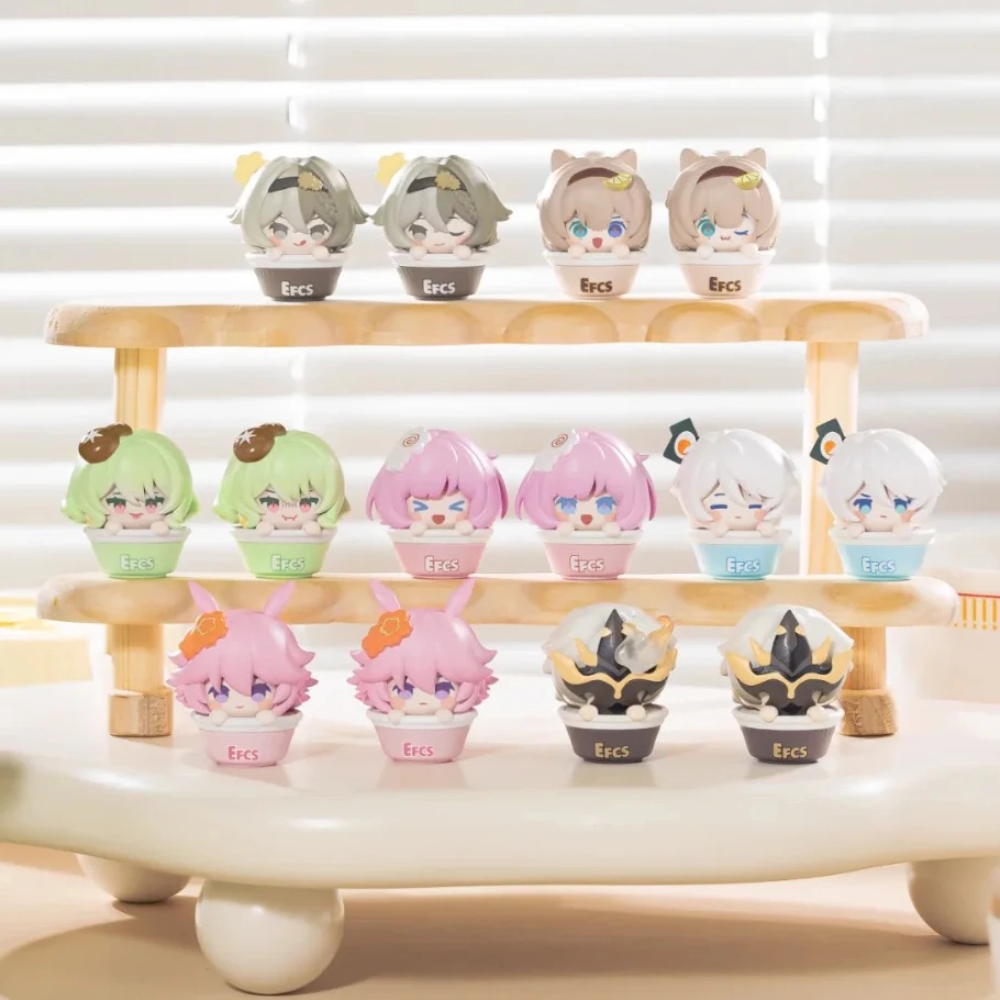 miHoYo Honkai Impact 3rd Instant Noodle Series Stackable Blind Box Anime Peripheral Collectible Figures Toys for Fans