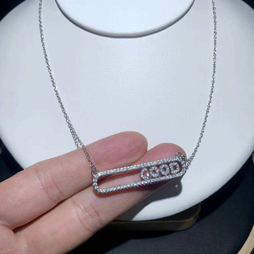 New Mini Custom Letter Name Necklace Pendant DIY Handmade Personality Name Necklace The Best Gift for Christmas Jewelry