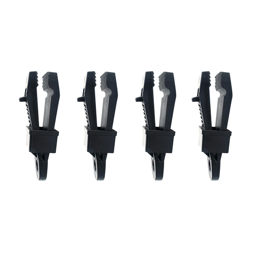 

20pcs Tent Clamps Set Adjustable Tarp Clips Locking Grip Ridges Heavy Duty Wind Rope Buckles For Camping Canopy Awning Clamp