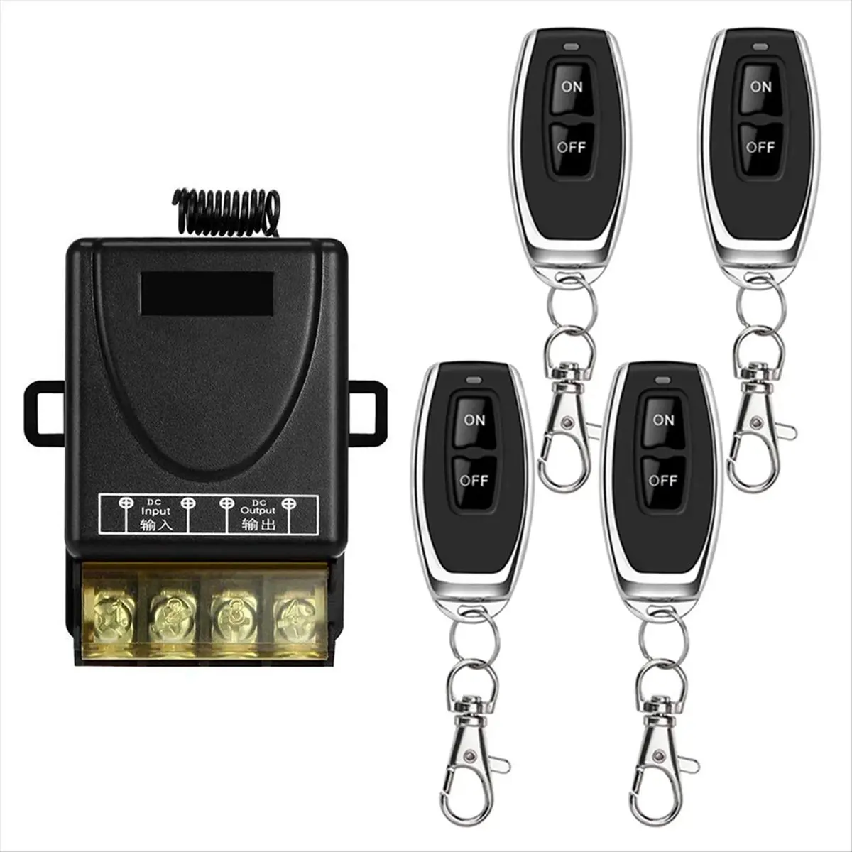 Winter Essential Wireless Remote Control Switch 220V 30A Relay Receiver + Transmitter Set for Gate Door Light Control Pump Motor