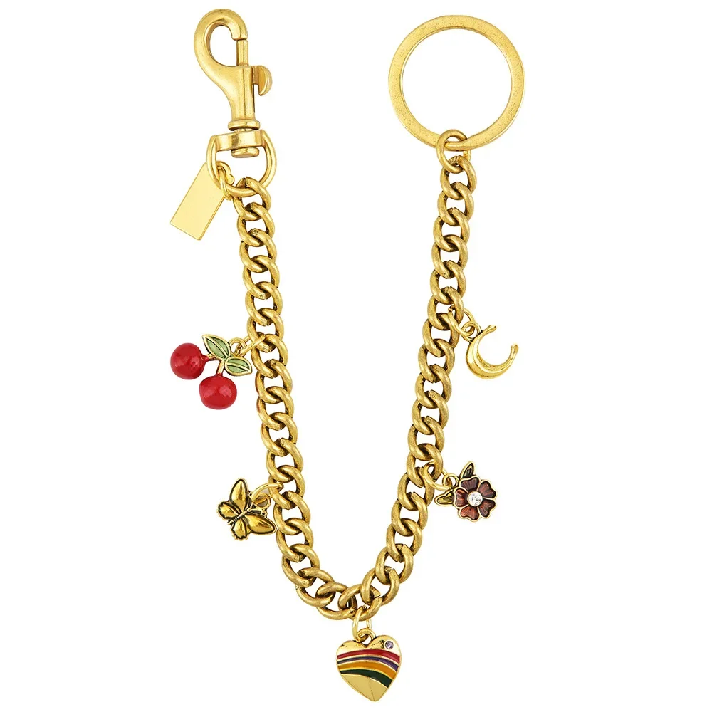 Torebka 2025Bag, łańcuszek owocowy, mała zawieszka, akcesorium wiśniowe, dziewczęca torebka crossbody na ramię, uniwersalny łańcuszek