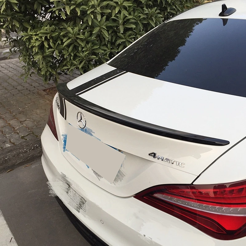 For Mercedes Benz CLA W117 CLA200 CLA220 CAL260 2013 to 2018 high quality streamline spoilers rear trunk wing spoiler