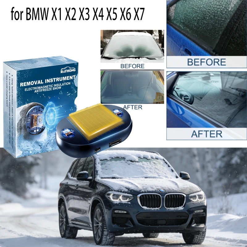 

for BMW X1 X2 X3 X4 X5 X6 X7 Car Window Glass Car Ice Defroster Windshield Snow Removal Window Glass Microwave Deicing Device