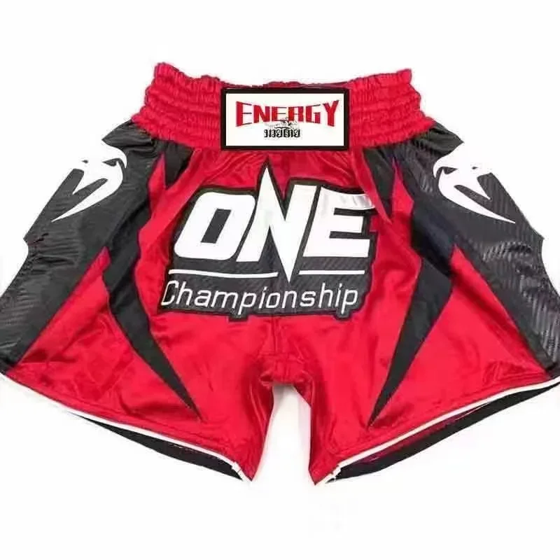 2024 Muay Thai Shorts Free Fight Pants Men\'s Training Pants Boxing Pants Sports Sanda Training Pants Fighting Breathable