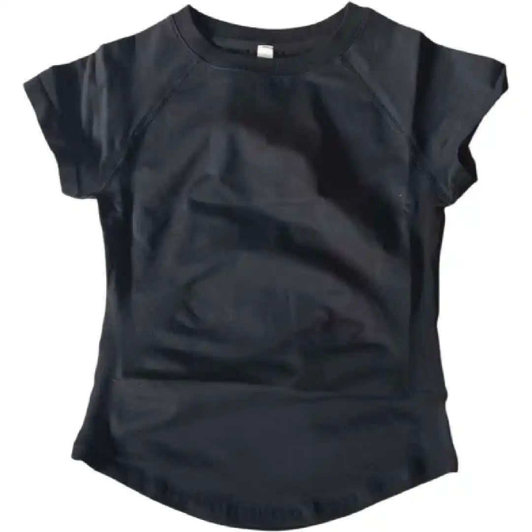 Camiseta Deportiva de Yoga sin Costuras de Manga Corta para Mujer, 1DF-LO 1YNE-GO, Alta Elasticidad, Secado Rápido, para Fitness, Running, Pilates