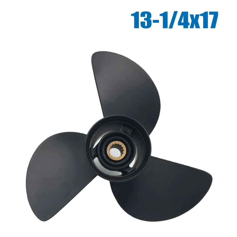 

Пропеллер подходит для пропеллера Johnson Evinrude от 45 до 140 л.с. 2411-133-17 13-1/4x17 с шагом 13,25x17