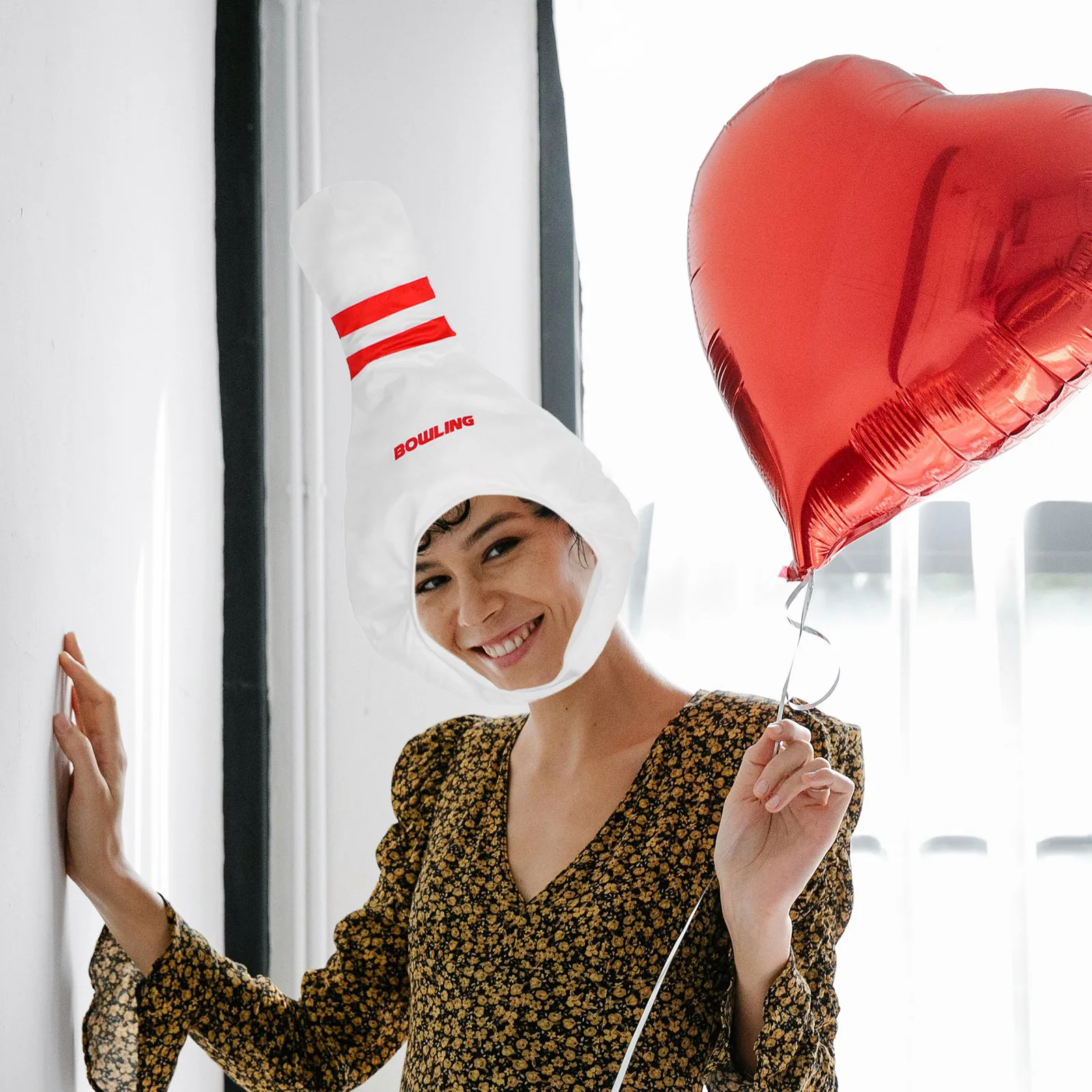 

Hat Bowling Headgear Miss Party Pp Cotton Wacky Hats Adults Pin for Performance