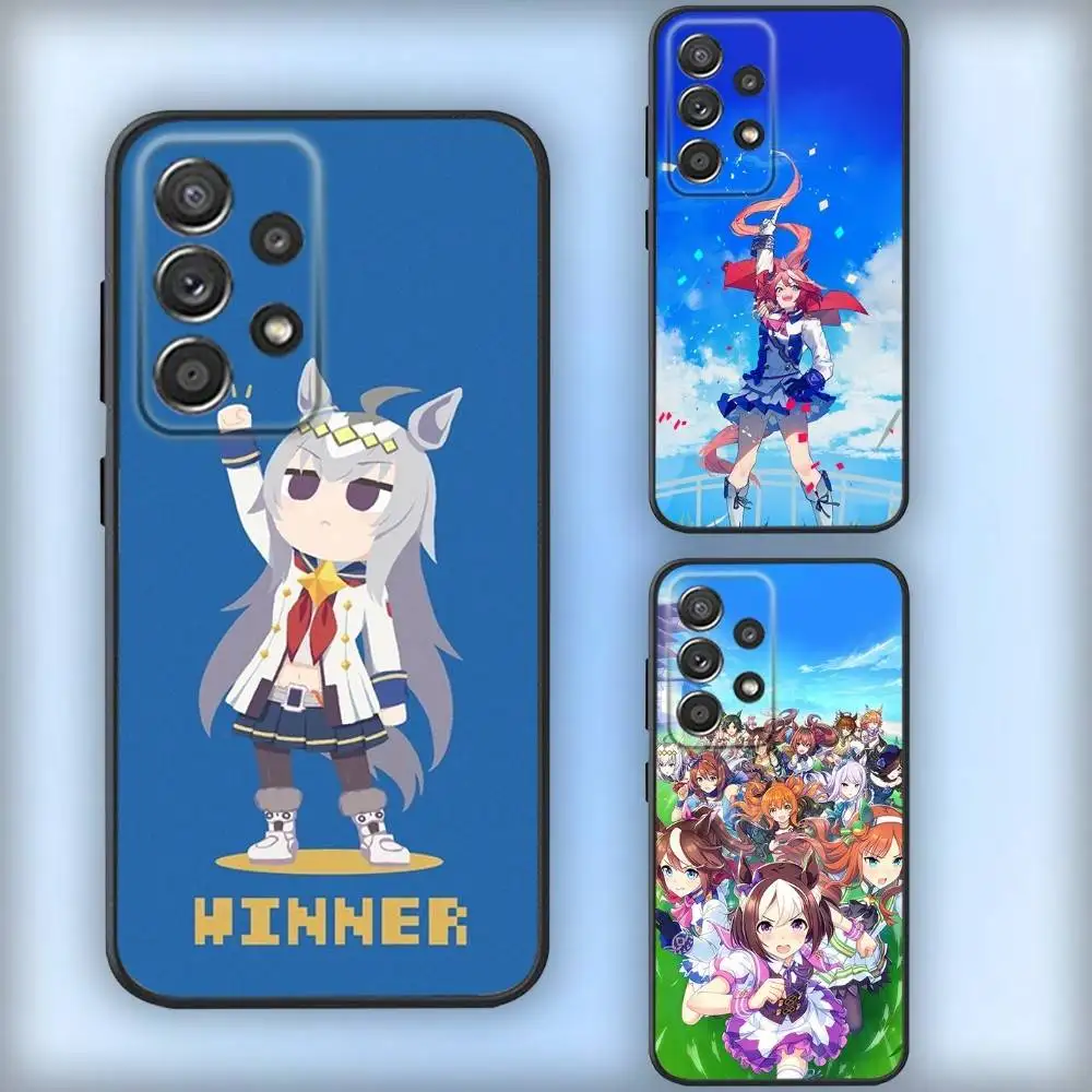 

U-Umamusume-s Prettys Derbys Phone Case For Samsung S25,S24,S21,S22,S23,S30,Ultra,S20,Plus,Fe,Lite,Note,10,9,5G Black Cover