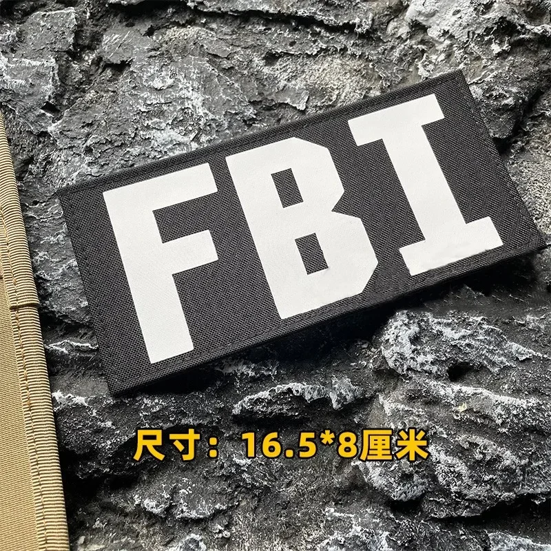 American FBI Hook&Loop Patches Tactical Morale Badge RRT Federation Law Enforcement Armband for Clothes Dea Backpack Applique