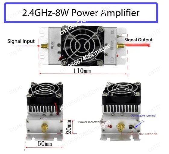 2.4Ghz-2.5Ghz 8W Po…