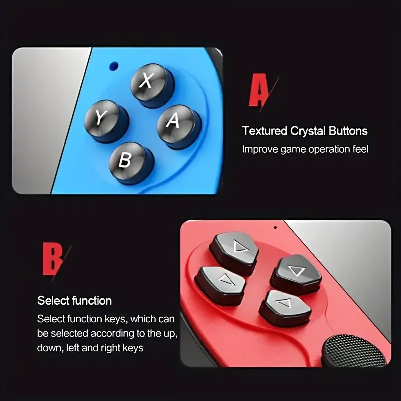 Портативная игровая консоль X7/X7Plus/X12 Plus, 7 дюймов, HD-экран, ретро, игровой плеер для NES/GBA, встроенные 2500 игр, AV-выход