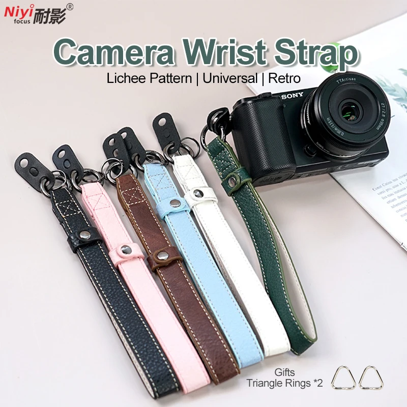 Camera Wrist Strap Quick Release Hand Strap Length Adjustable Universal for Canon G7X G1X RX100 Sony ZV1F Zv1m2 Ricoh gr2 Lumix