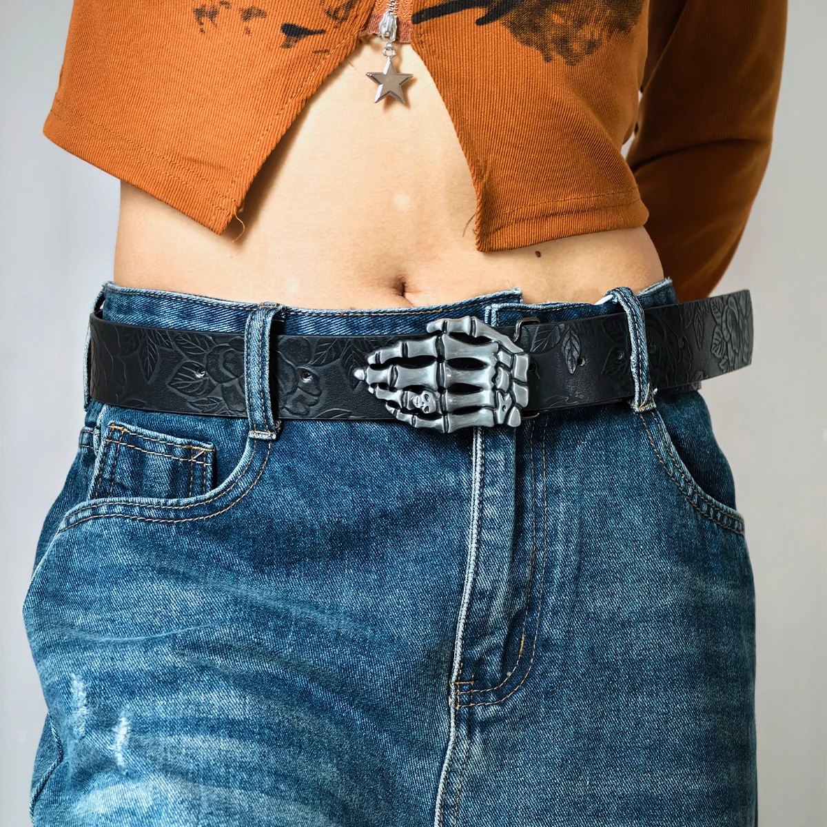 New Retro Men's Belt Bohemian Style Belt Fashion Personalized Belts For Men Women Punk Rock Y2K Waistband For Pants and Jeans - view 4