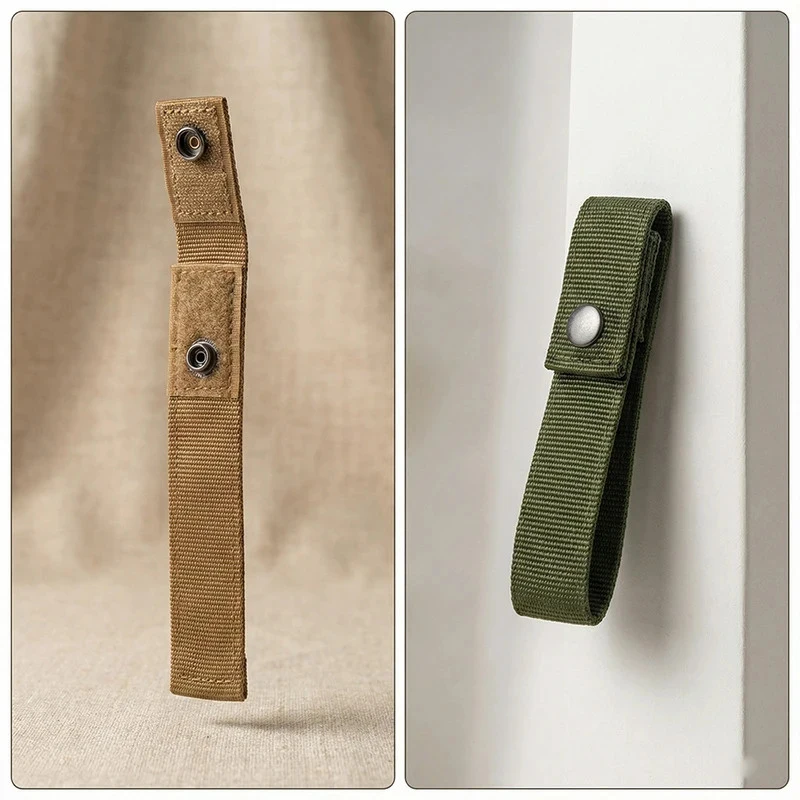 1-4Pcs Reinforced Tactical Nylon Strap Waist Bag Medical Pouch Snap Strap Quick-Release Thumb Snap Webbing Strap Outdoor Gear